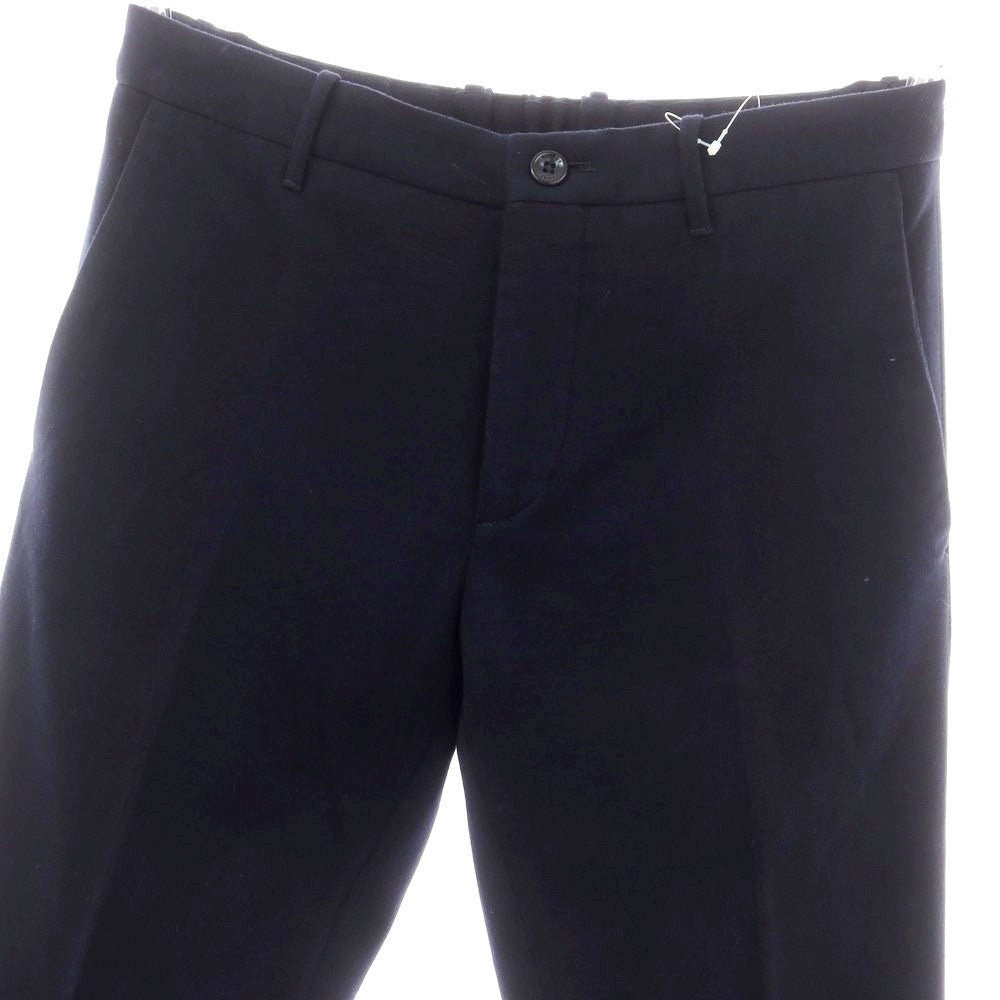 【中古】インコテックス INCOTEX コットンナイロン ジャージー イージースラックスパンツ ネイビー【 46 】【 状態ランクB 】【 メンズ 】
