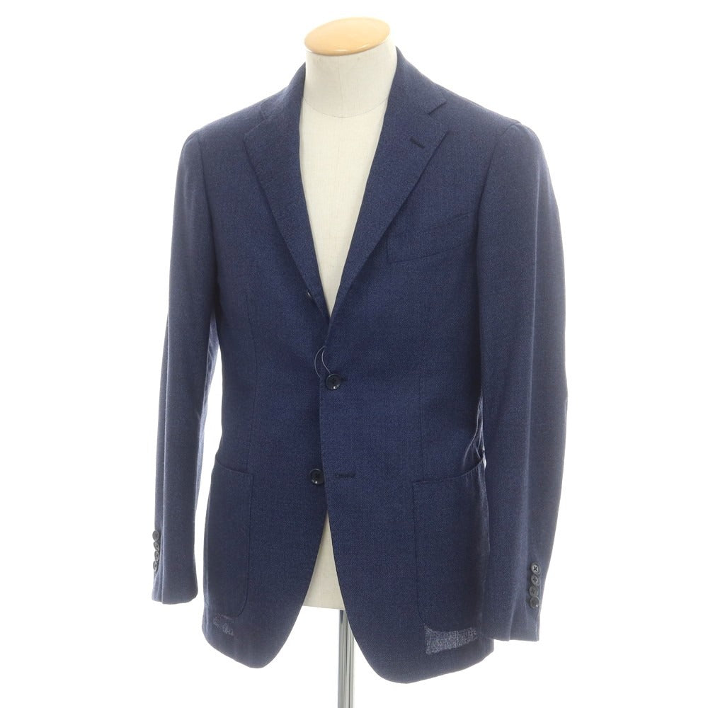 【中古】ビームスエフ BEAMS F ウール 3B テーラードジャケット ネイビー【 44 】【 状態ランクB 】【 メンズ 】