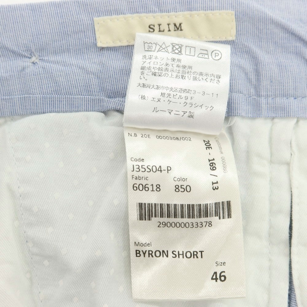 【中古】ジーティーアー G.T.A Bayron ストレッチ コットン ショートパンツ ライトブルー【 46 】【 状態ランクB 】【 メンズ 】