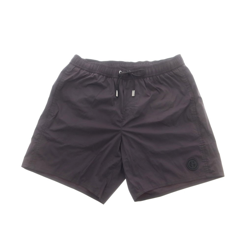 【中古】【未使用】ジョルジオアルマーニ GIORGIO ARMANI ナイロン スイムウェア 水着 ブラック【 48 】【 状態ランクS 】【 メンズ 】