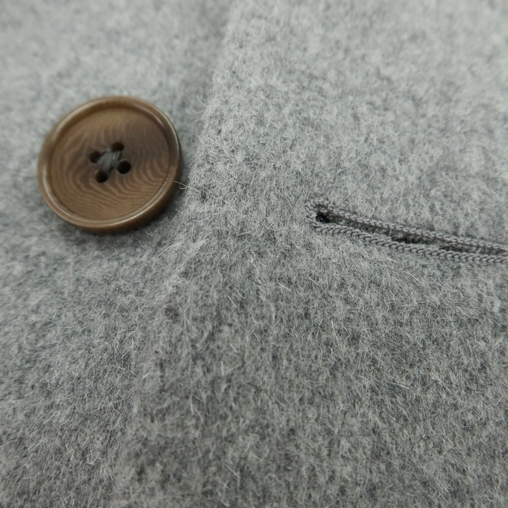 【中古】カンタレリ Cantarelli アンゴラウール チェスターフィールドコート グレー【 42 】【 状態ランクA 】【 メンズ 】