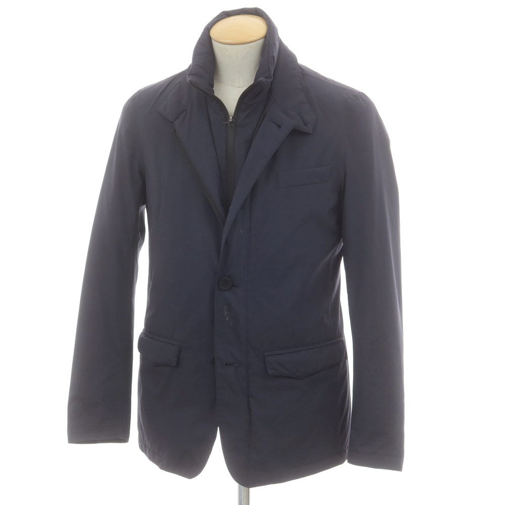 【中古】ヘルノ Herno Laminar GORE-TEX ポリエステル ダウンジャケット ネイビー【 44 】【 状態ランクD 】【 メンズ 】