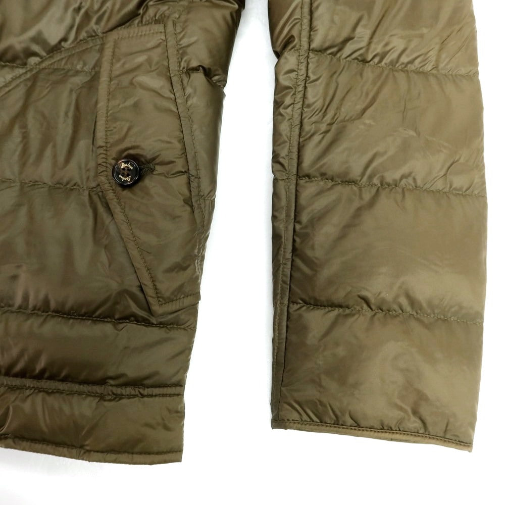 【中古】シーラップ Sealup ナイロン テーラード型 ダウンジャケット カーキ【 44 】【 状態ランクD 】【 メンズ 】