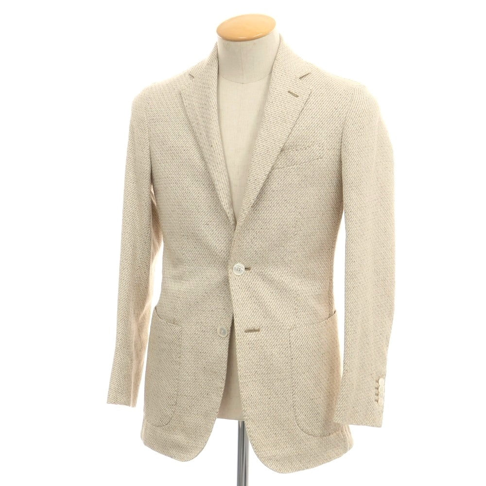 【中古】スティレ ラティーノ STILE LATINO コットンシルク 3B テーラードジャケット ベージュ【 42Drop8 】【 状態ランクB 】【 メンズ 】