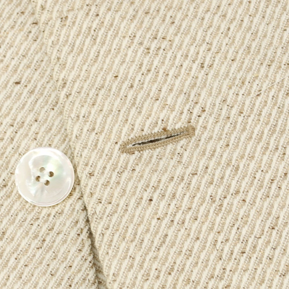 【中古】スティレ ラティーノ STILE LATINO コットンシルク 3B テーラードジャケット ベージュ【 42Drop8 】【 状態ランクB 】【 メンズ 】