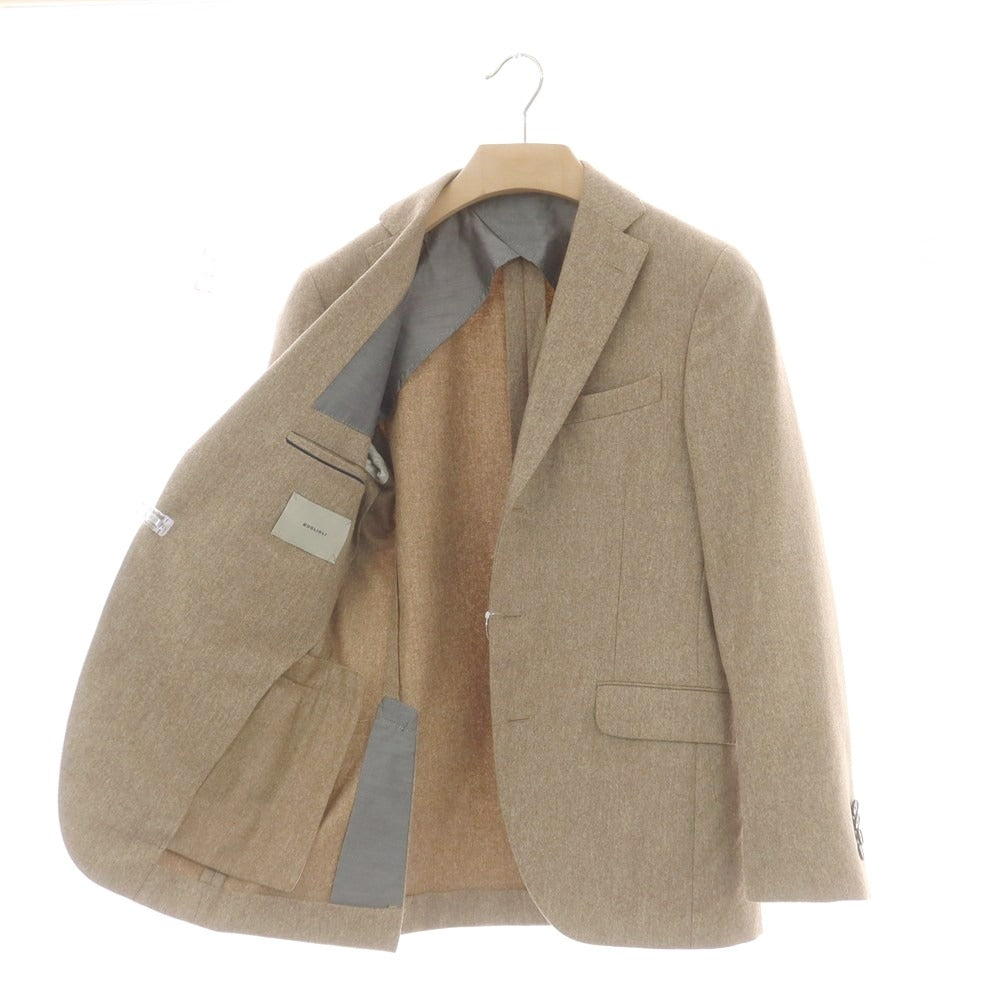 【中古】ボリオリ BOGLIOLI HAMPTON ウール 3つボタンスーツ ブラウンベージュ【 42 】【 状態ランクB 】【 メンズ 】