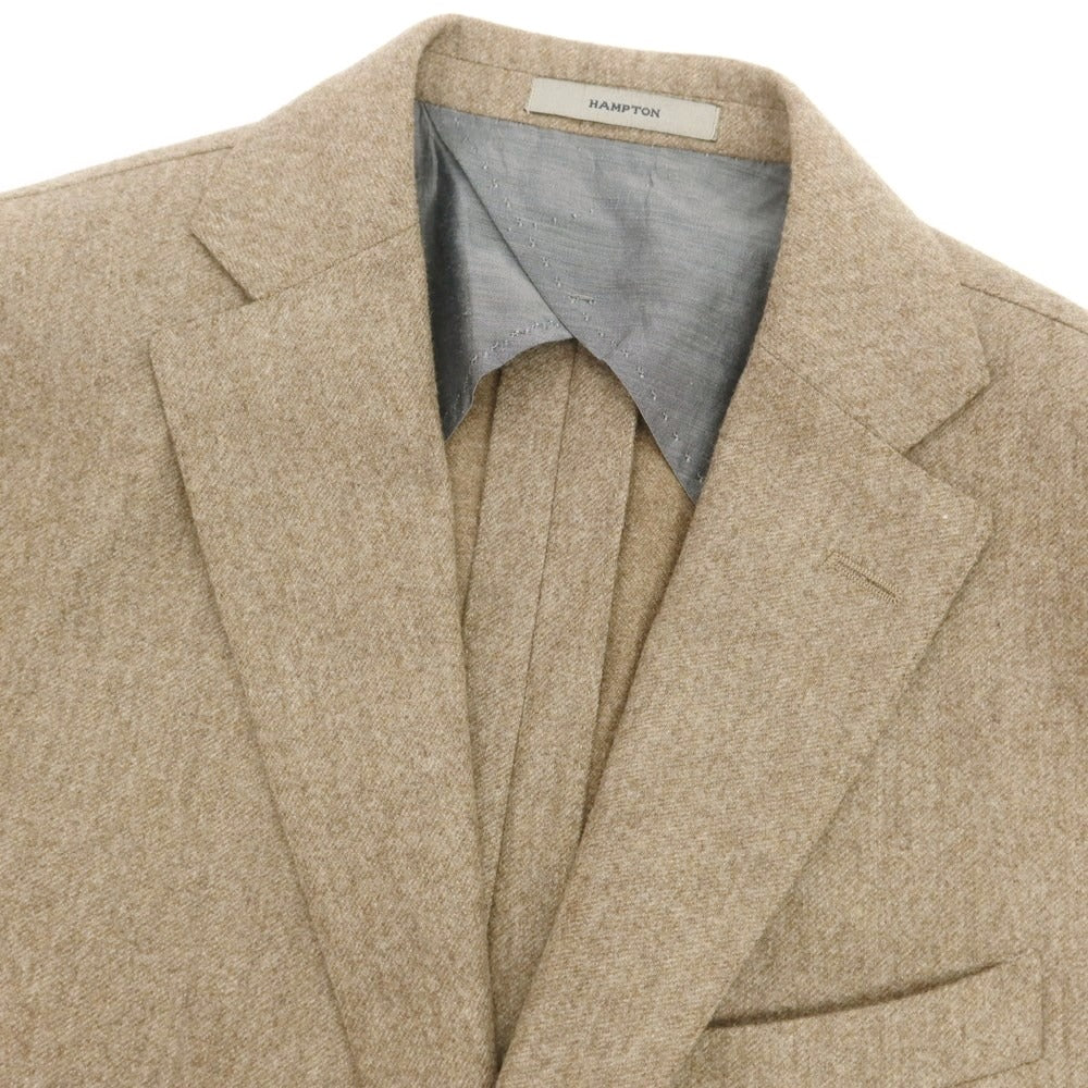 【中古】ボリオリ BOGLIOLI HAMPTON ウール 3つボタンスーツ ブラウンベージュ【 42 】【 状態ランクB 】【 メンズ 】