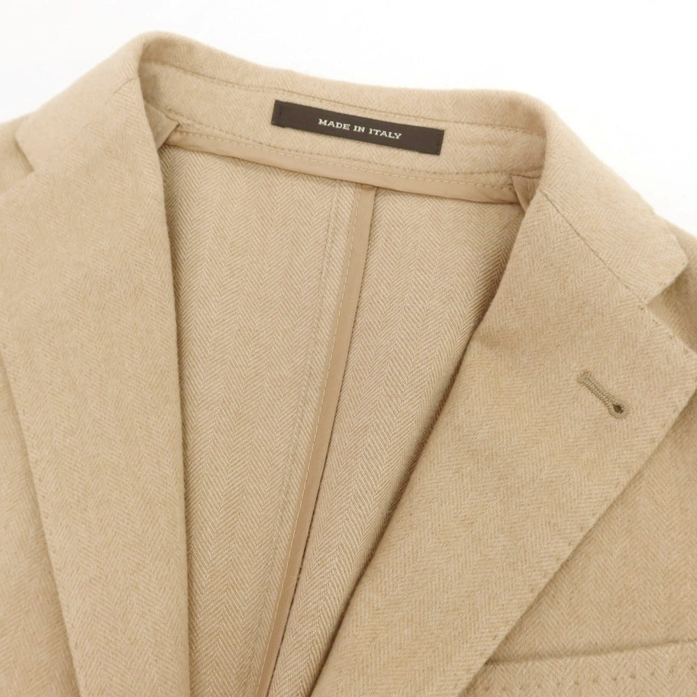 【中古】タリアトーレ TAGLIATORE キャメル テーラードジャケット ベージュ【 42 】【 状態ランクA 】【 メンズ 】