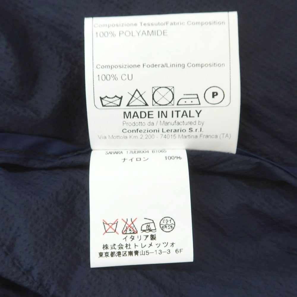 【中古】タリアトーレ TAGLIATORE SAHARA ナイロン 2B テーラードジャケット ネイビー【 44 】【 状態ランクB 】【 メンズ 】