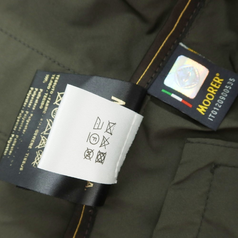 【中古】ムーレー MOORER ポリエステル カジュアルジャケット ダークオリーブ【 42 】【 状態ランクB 】【 メンズ 】