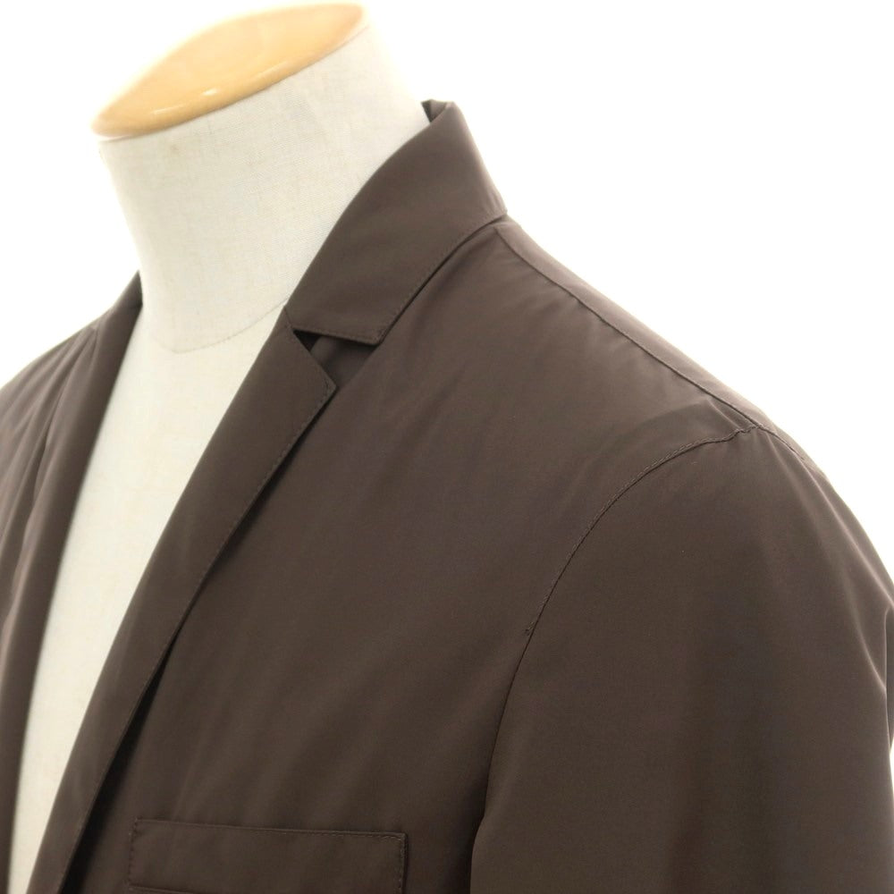 【中古】ヘルノ Herno GORE-TEX INFINIUM WINDSTOPPER ポリエステル 2B カジュアルジャケット ブラウン【 44 】【 状態ランクB 】【 メンズ 】