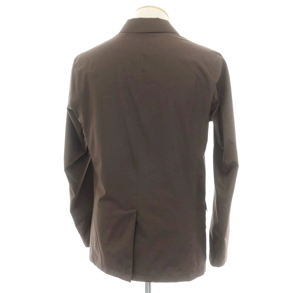 【中古】ヘルノ Herno GORE-TEX INFINIUM WINDSTOPPER ポリエステル 2B カジュアルジャケット ブラウン【 44 】【 状態ランクB 】【 メンズ 】