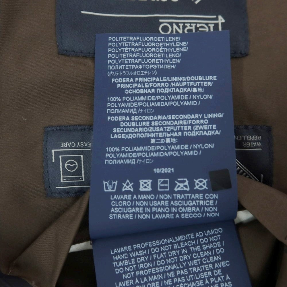 【中古】ヘルノ Herno GORE-TEX INFINIUM WINDSTOPPER ポリエステル 2B カジュアルジャケット ブラウン【 44 】【 状態ランクB 】【 メンズ 】