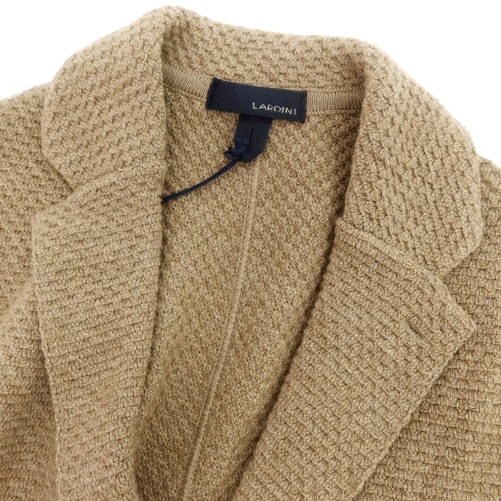 【中古】ラルディーニ LARDINI ウールアルパカ ニットジャケット アッシュブラウン【 XXS 】【 状態ランクA 】【 メンズ 】