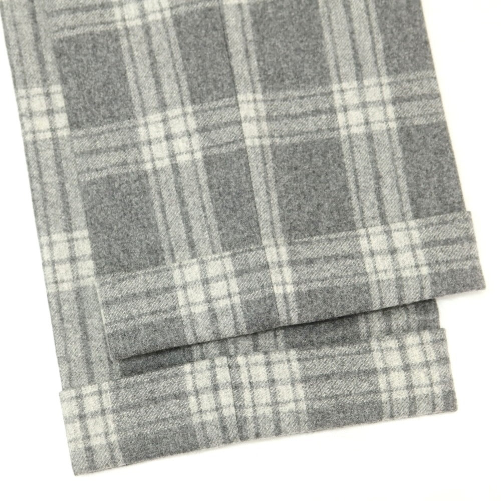 【中古】ピーティーゼロウーノ PT01 ウール カジュアルスラックスパンツ グレーxホワイト【 44 】【 状態ランクA 】【 メンズ 】