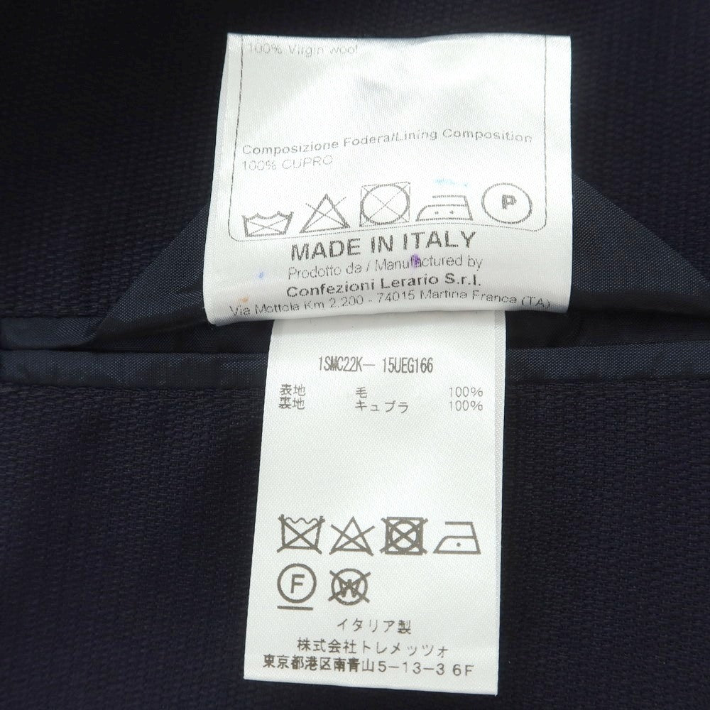 【中古】タリアトーレ TAGLIATORE ウール 2B テーラードジャケット ネイビー【 44 】【 状態ランクB 】【 メンズ 】