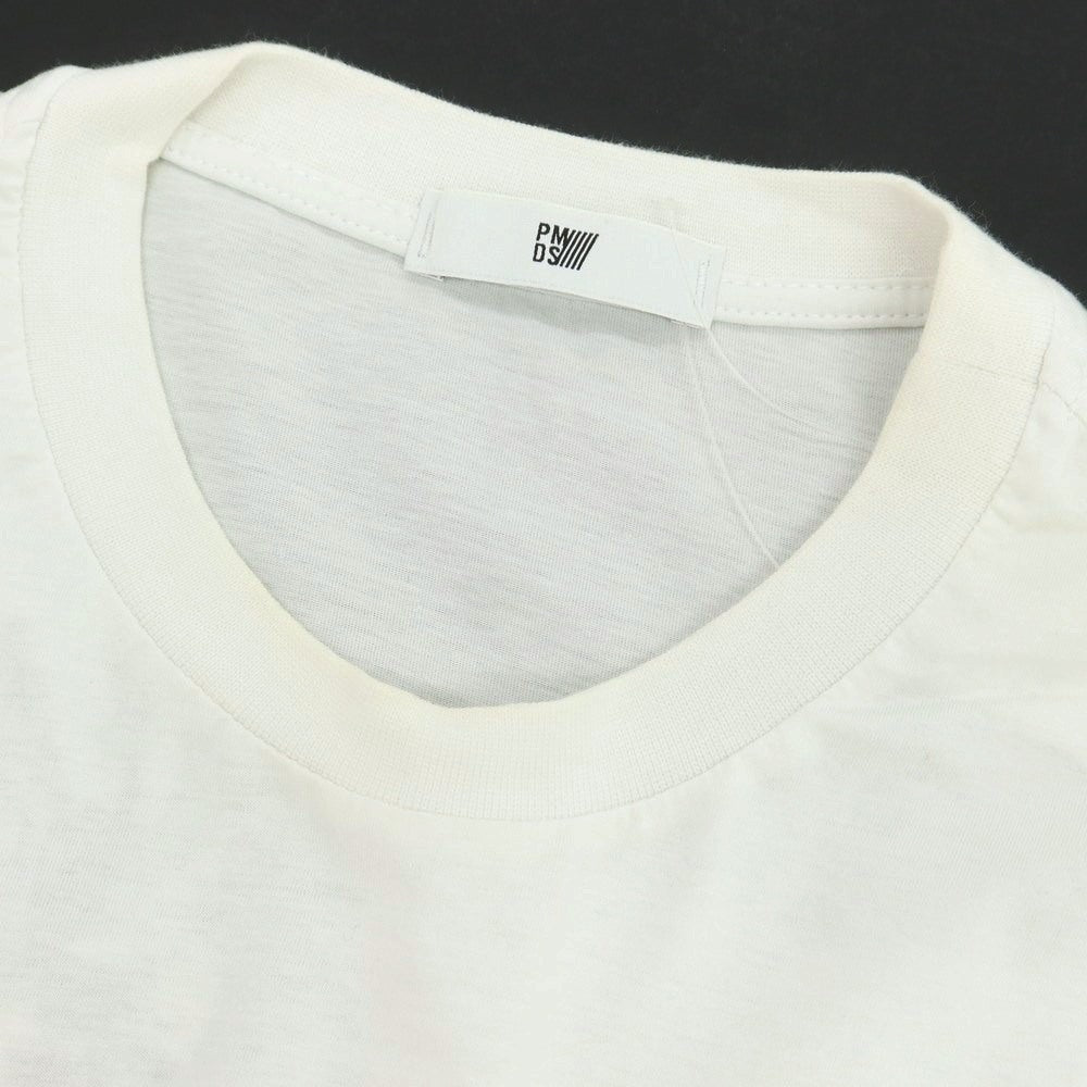 【中古】ピーエムディーエス PMDS コットン天竺 クルーネック 半袖Tシャツ ホワイト【 M 】【 状態ランクC 】【 メンズ 】