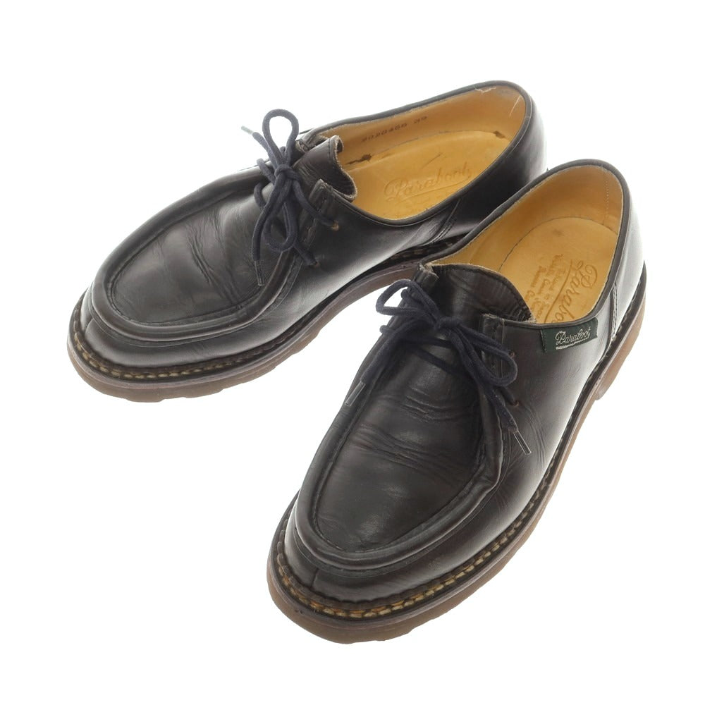 【中古】パラブーツ Paraboot ミカエル デカタグ チロリアンシューズ ブラック【 39 】【 状態ランクC 】【 メンズ 】