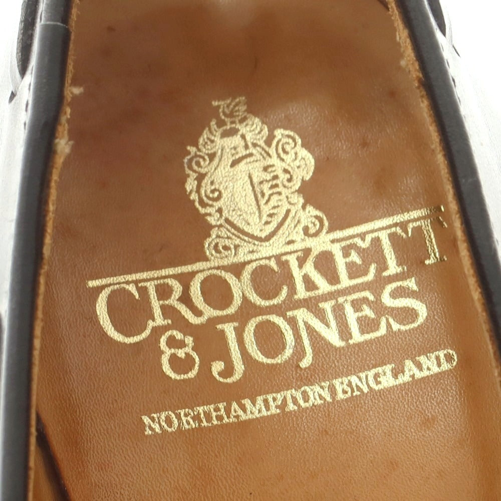 【中古】クロケットアンドジョーンズ CROCKETT&JONES CAVENDISH2 タッセルローファー ブラック【 6 1/2E 】【 状態ランクB 】【 メンズ 】