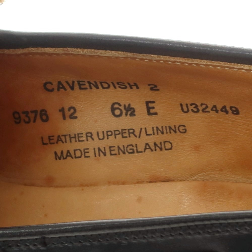 【中古】クロケットアンドジョーンズ CROCKETT&JONES CAVENDISH2 タッセルローファー ブラック【 6 1/2E 】【 状態ランクB 】【 メンズ 】