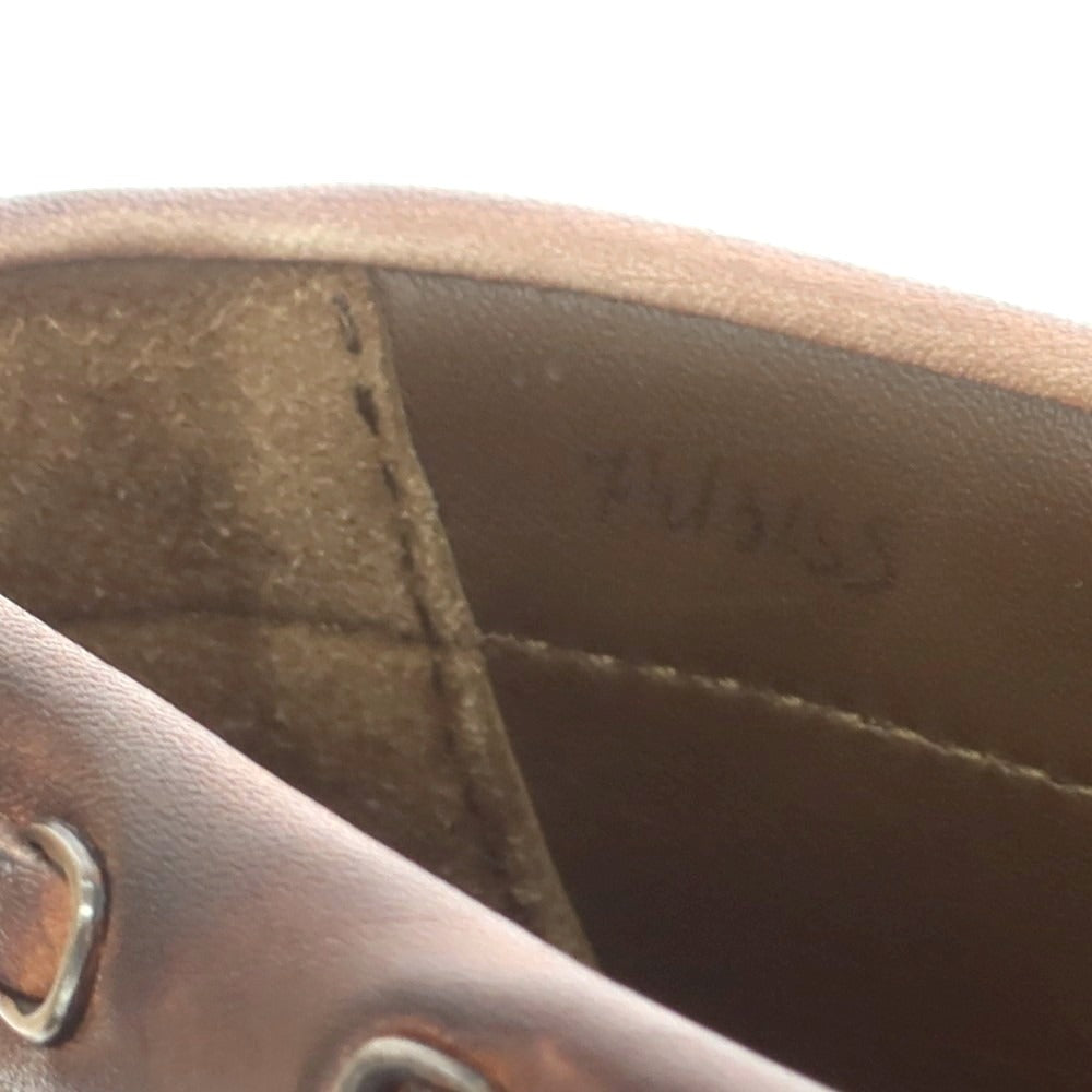 【中古】ベルルッティ Berluti カリグラフィ ローファー ブラウン【 7 1/2 】【 状態ランクB 】【 メンズ 】