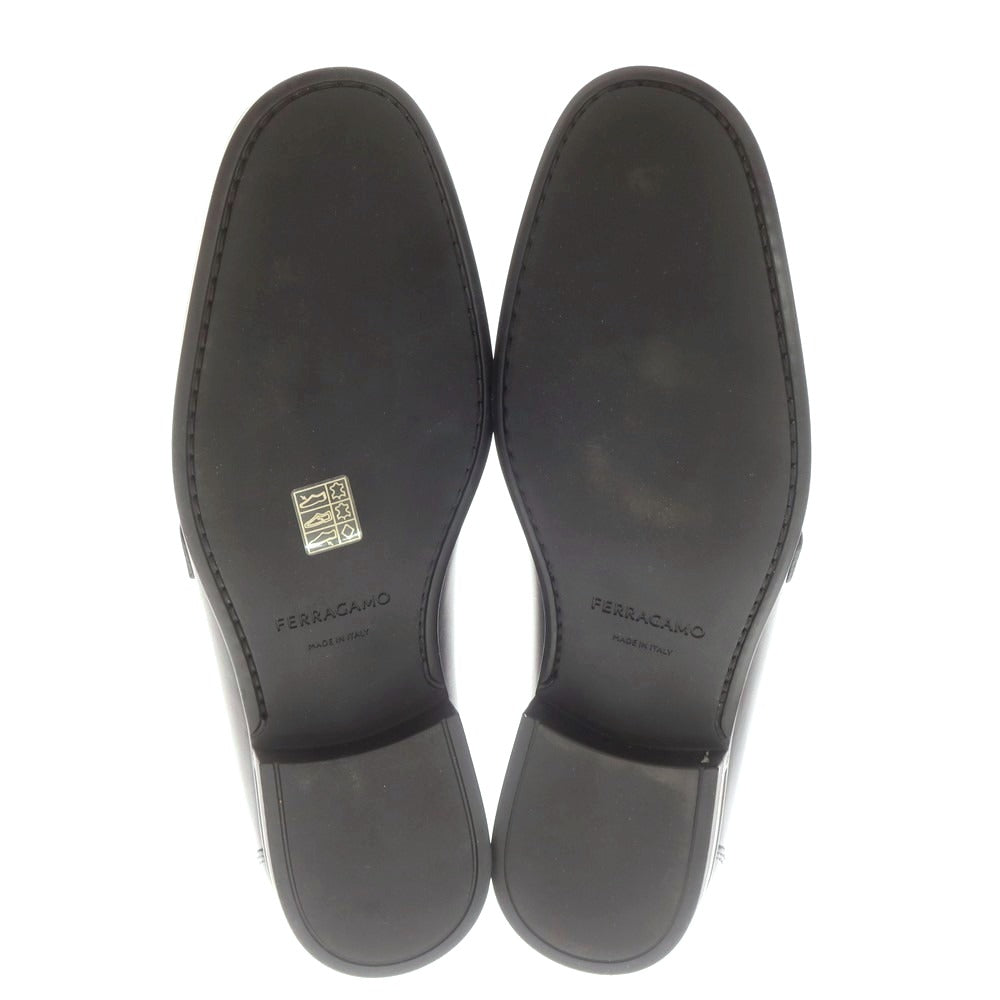 【中古】サルヴァトーレフェラガモ Salvatore Ferragamo モカシンローファー ブラック【 8 】【 状態ランクA 】【 メンズ 】