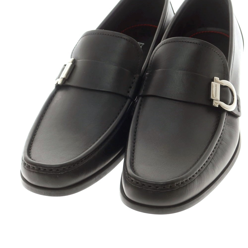 【中古】サルヴァトーレフェラガモ Salvatore Ferragamo モカシンローファー ブラック【 8 】【 状態ランクA 】【 メンズ 】