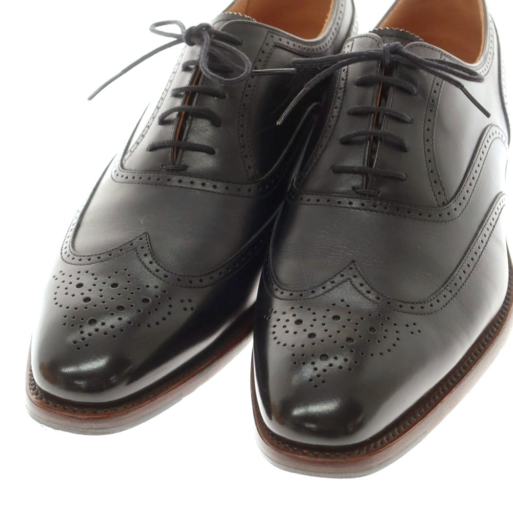 【中古】スコッチグレイン SCOTCH GRAIN ウイングチップ ドレスシューズ ブラック【 25EEE 】【 状態ランクA 】【 メンズ 】
