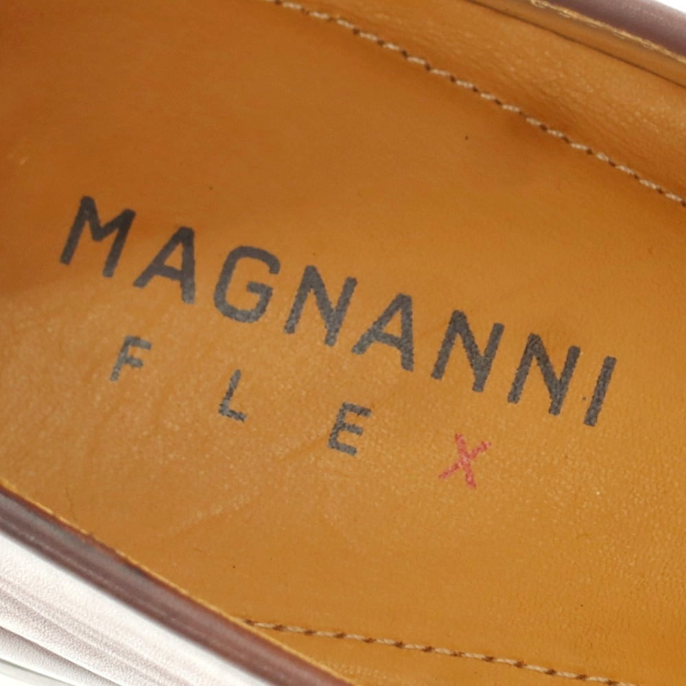【中古】マグナーニ MAGNANNI タッセルローファー ブラウン【 40 】【 状態ランクB 】【 メンズ 】