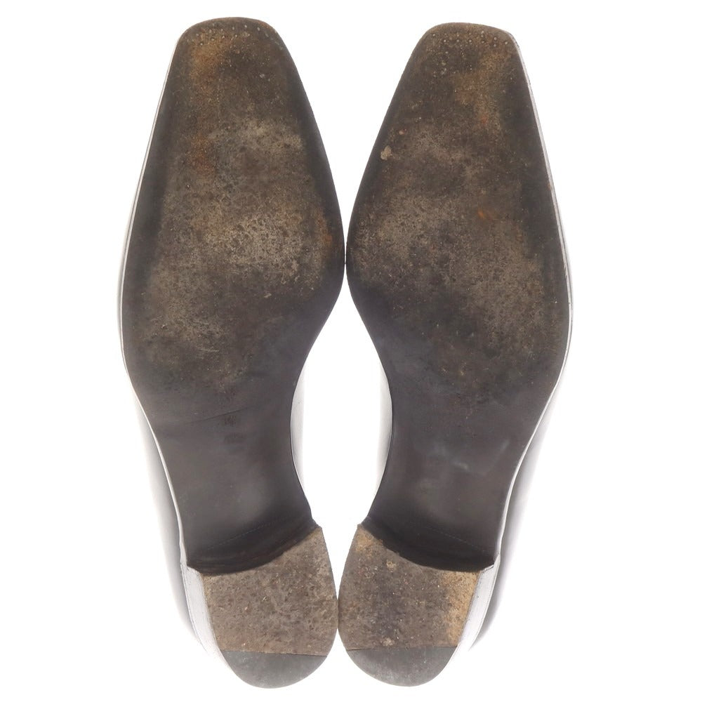 【中古】アンソニー クレバリー ANTHONY CLEVERLEY リボンローファー ブラック【 7 1/2E 】【 状態ランクB 】【 メンズ 】