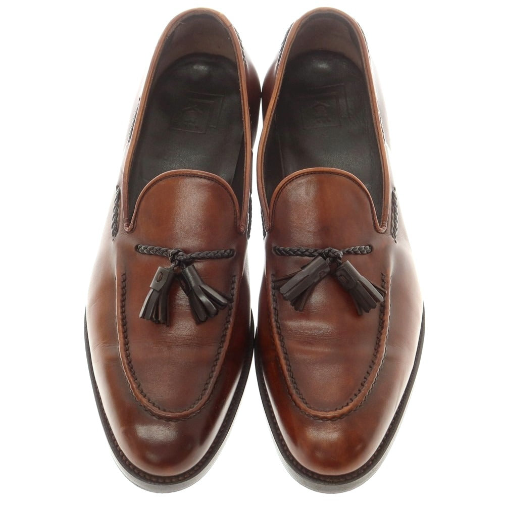【中古】サンヨウ ヤマチョウ 三陽山長 タッセルローファー ブラウン【 8 】【 状態ランクA 】【 メンズ 】