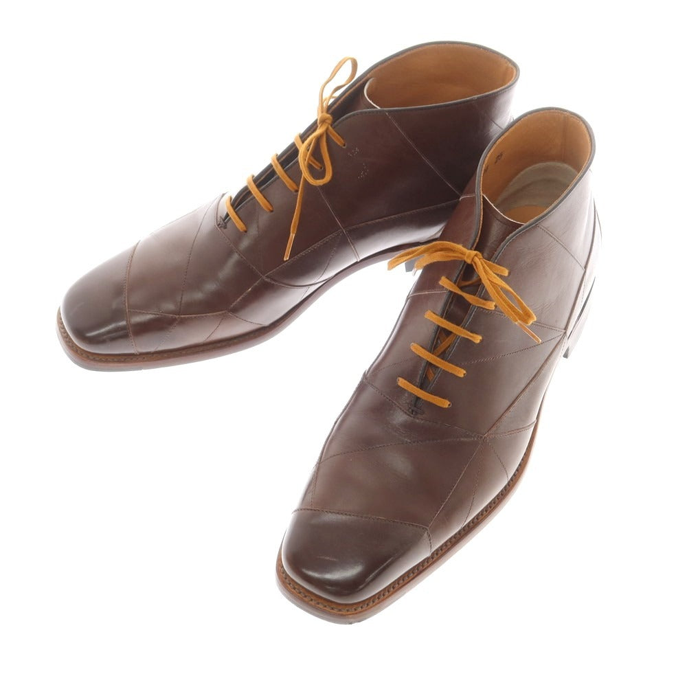 【中古】スコッチグレイン SCOTCH GRAIN SUMIDA spider スパイダー レースアップブーツ ブラウン【 25EE 】【 状態ランクB 】【 メンズ 】