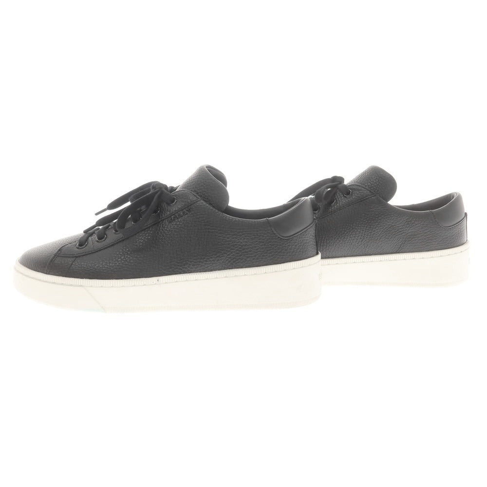 【中古】バリー BALLY シュリンクレザー スニーカー ブラック【 41 】【 状態ランクB 】【 メンズ 】