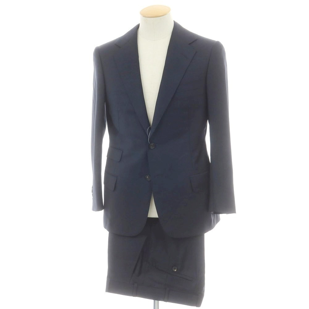 【中古】ディトーズ Dittos ツイルウール 2つボタンスーツ ダークネイビー【 表記なし(S位) 】【 状態ランクC 】【 メンズ 】