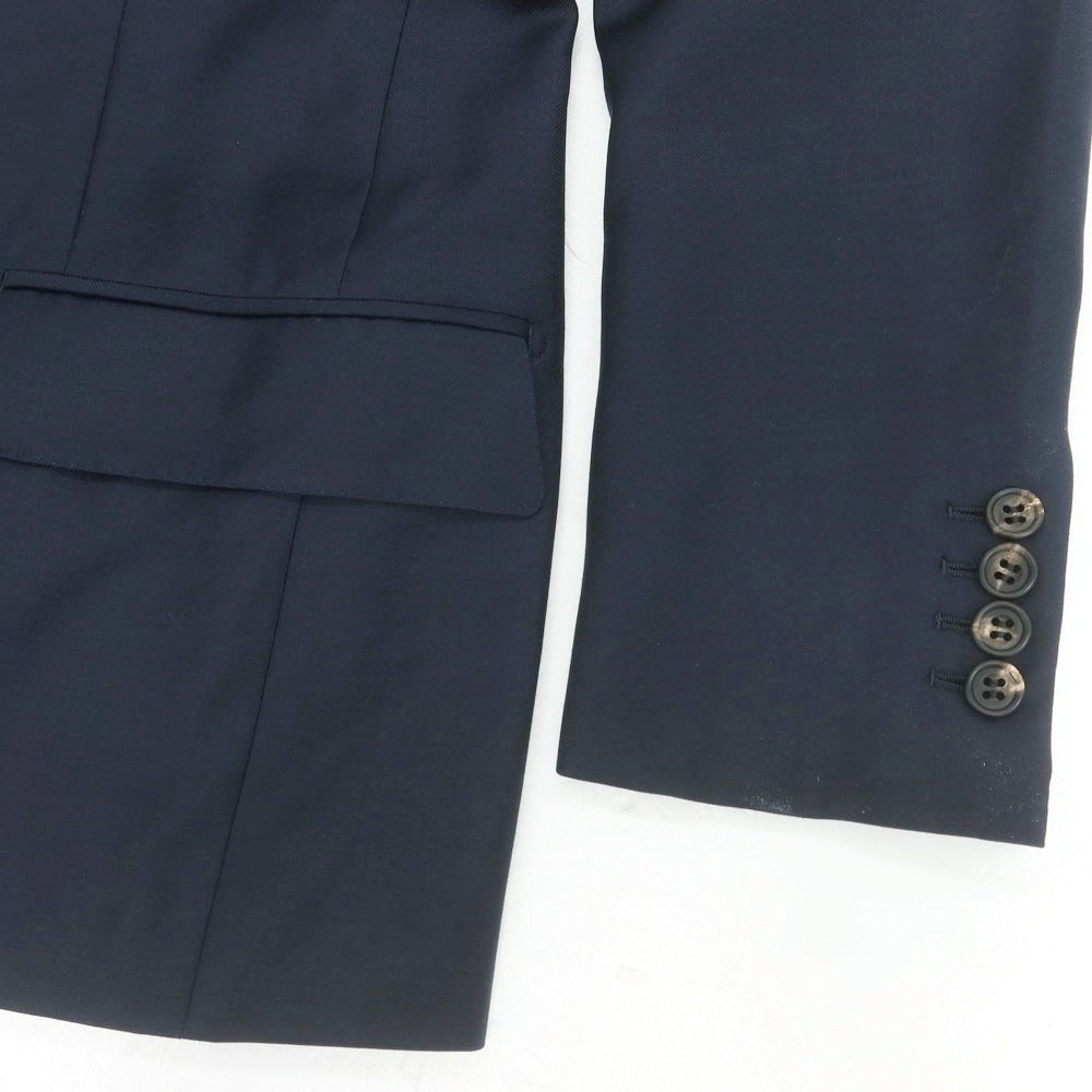 【中古】ディトーズ Dittos ツイルウール 2つボタンスーツ ダークネイビー【 表記なし(S位) 】【 状態ランクC 】【 メンズ 】