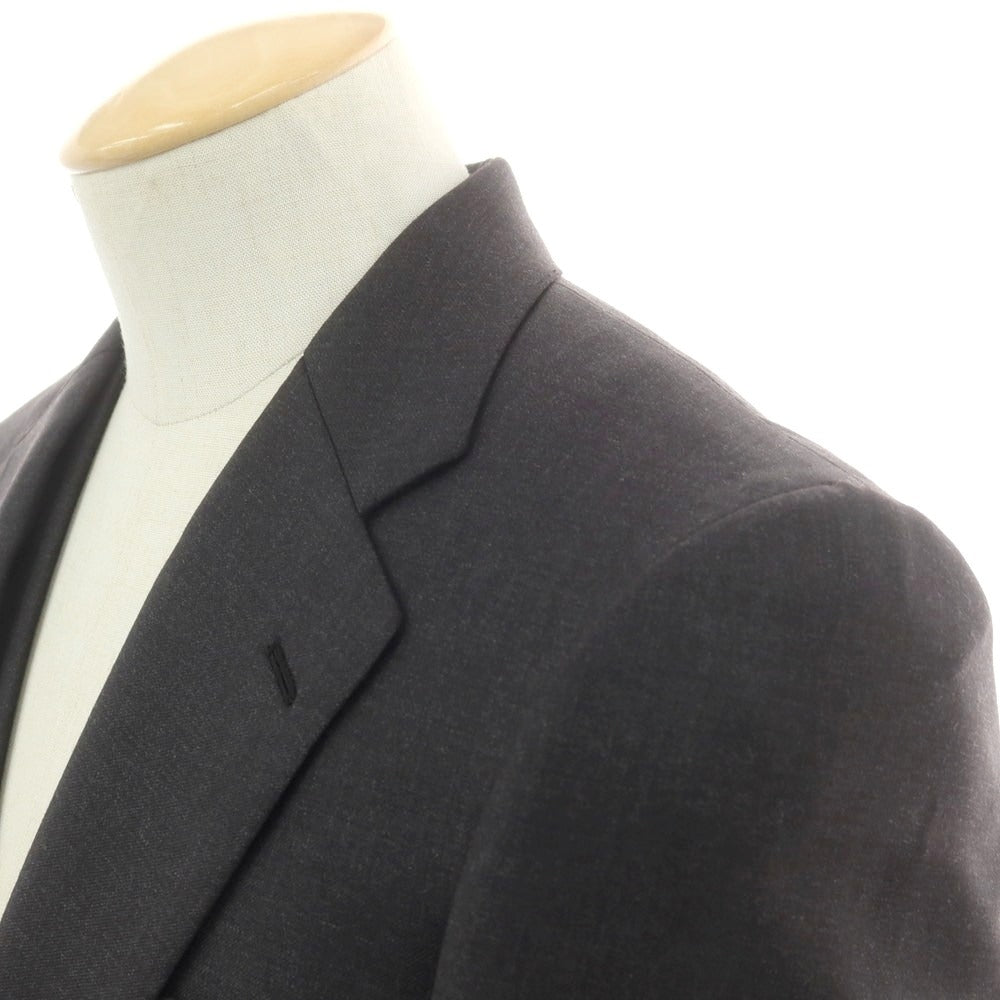 【中古】タカハシヨウフクテン 高橋洋服店 ウール スリーピース 2つボタンスーツ チャコールグレー【 表記なし(S位) 】【 状態ランクB 】【 メンズ 】