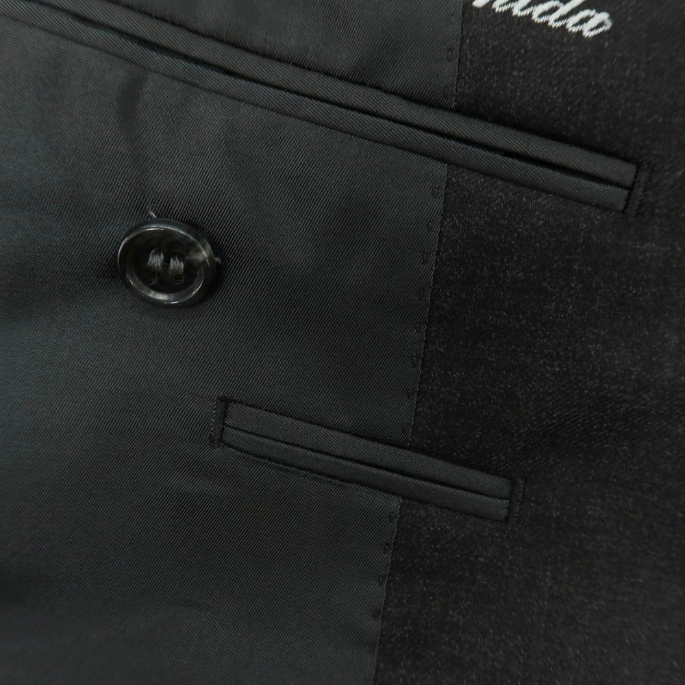 【中古】タカハシヨウフクテン 高橋洋服店 ウール スリーピース 2つボタンスーツ チャコールグレー【 表記なし(S位) 】【 状態ランクB 】【 メンズ 】