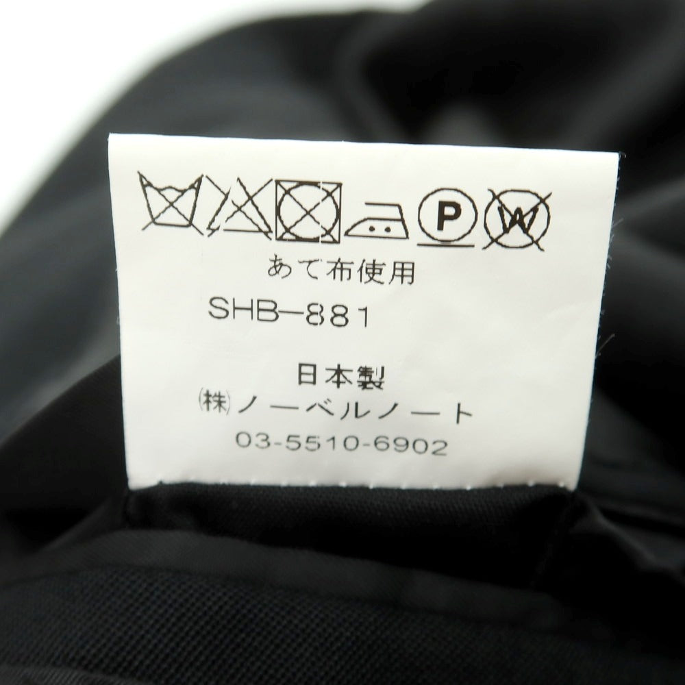 【中古】バタクハウスカット batak house cut ウールモヘヤ スリーピース 2つボタンスーツ ブラック【 表記なし(S位) 】【 状態ランクB 】【 メンズ 】