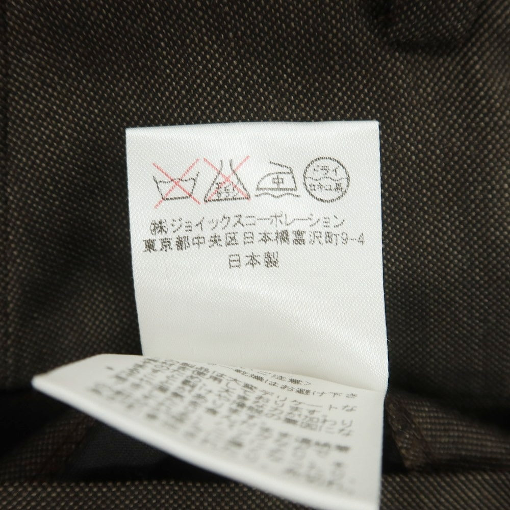 【中古】ランバンコレクション LANVIN COLLECTION ウール ドレススラックスパンツ ブラウン【 94 】【 状態ランクB 】【 メンズ 】