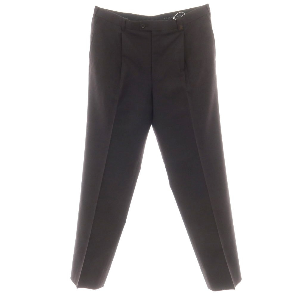 【中古】ランバンコレクション LANVIN COLLECTION ウール ドレススラックスパンツ ダークブラウン【 94 】【 状態ランクB 】【 メンズ 】