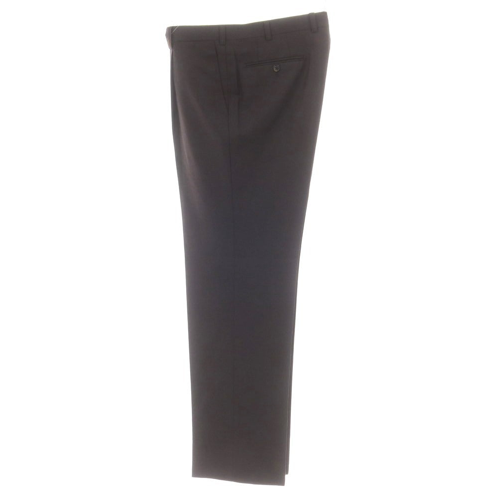 【中古】ランバンコレクション LANVIN COLLECTION ウール ドレススラックスパンツ ダークブラウン【 94 】【 状態ランクB 】【 メンズ 】
