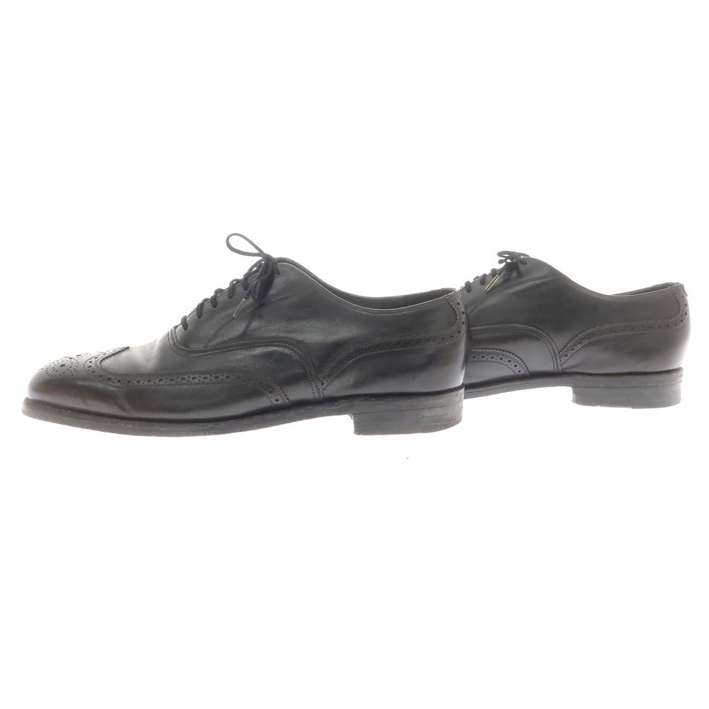 【中古】フローシャイム FLORSHEIM Royal Imperial ウイングチップ ドレスシューズ ブラック【 10D 】【 状態ランクC 】【 メンズ 】
