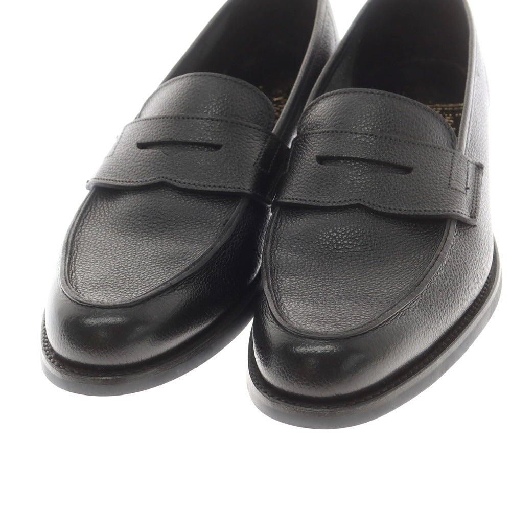 【中古】クロケットアンドジョーンズ CROCKETT&JONES RICHMOND2 コインローファー ブラック【 7E 】【 状態ランクB 】【 メンズ 】