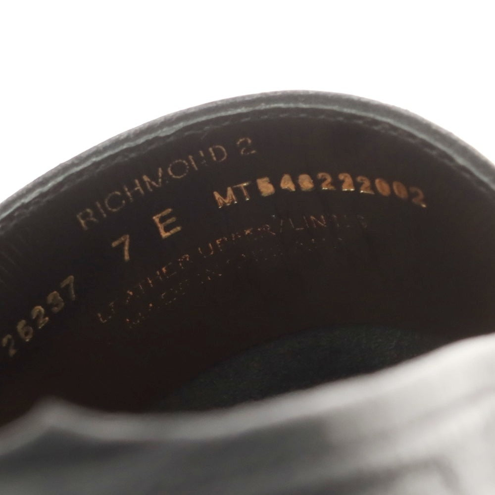 【中古】クロケットアンドジョーンズ CROCKETT&JONES RICHMOND2 コインローファー ブラック【 7E 】【 状態ランクB 】【 メンズ 】