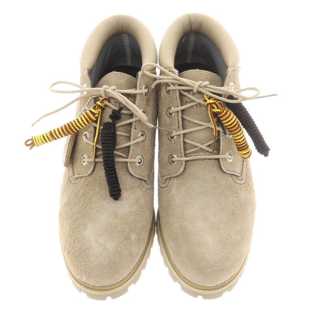【中古】【未使用】ノンネイティブ nonnative × Timberland MID LC WATERPROOF CHUKKA スエード チャッカブーツ サンド【 26 】【 状態ランクS 】【 メンズ 】