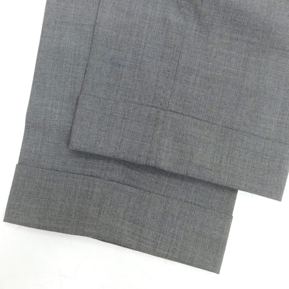 【中古】モーラ Mola ウール系 ドレススラックスパンツ グレー【 表記なし(L位) 】【 状態ランクB 】【 メンズ 】