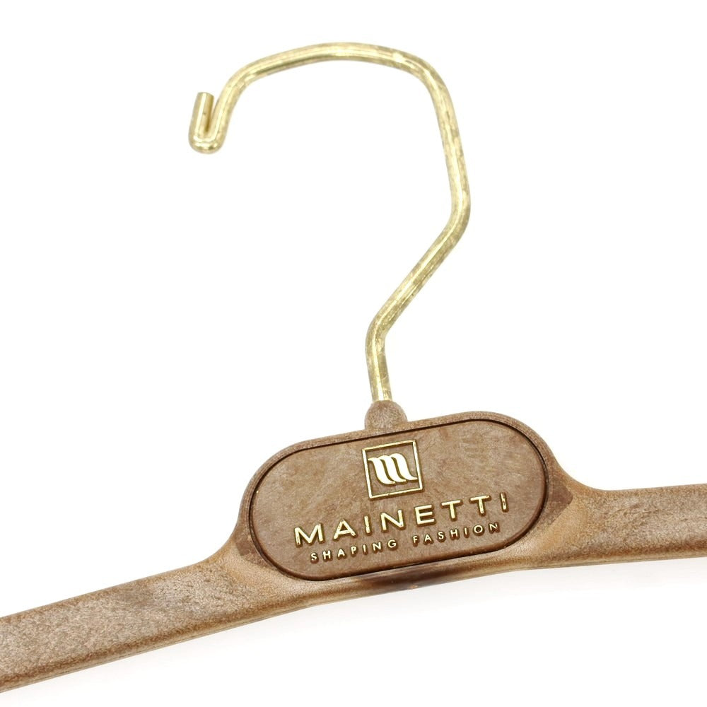 【中古】マイネッティ Mainetti パンツハンガーセット 5本セット ブラウン【 状態ランクB 】【 メンズ 】