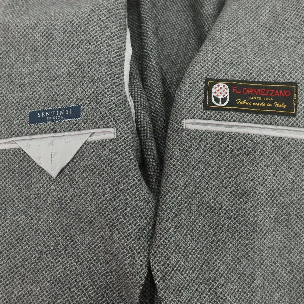 【中古】センチネル SENTINEL ウール テーラードジャケット グレー系【 48 】【 状態ランクB 】【 メンズ 】