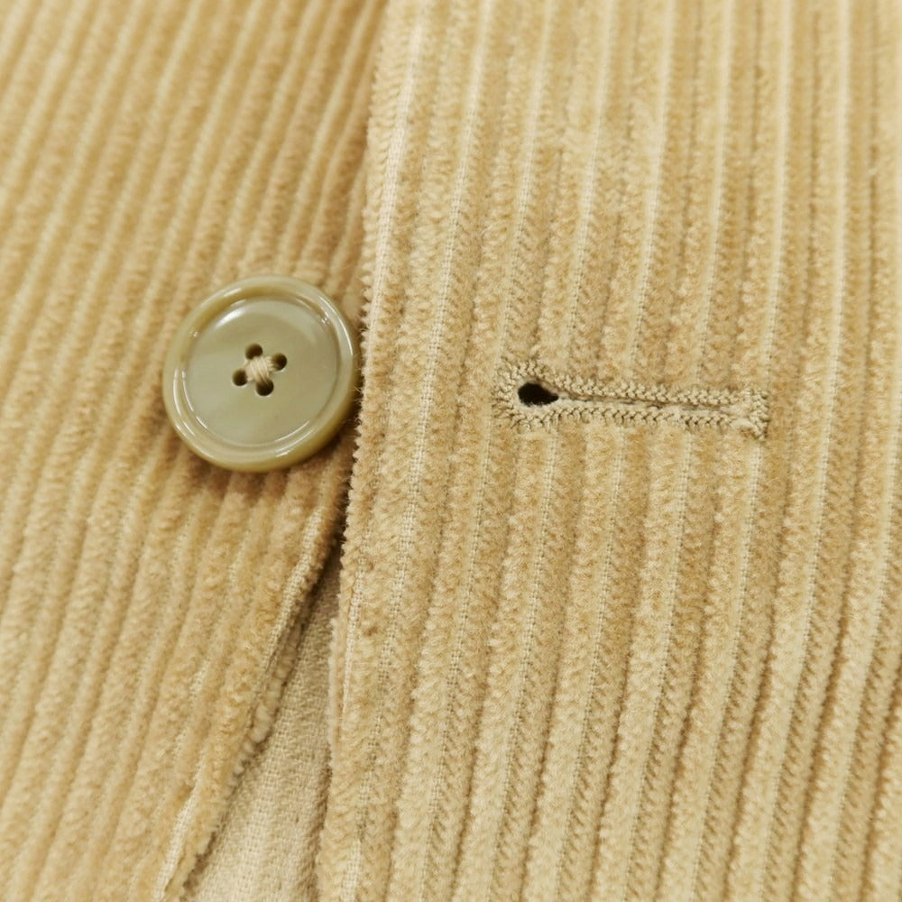 【中古】タリアトーレ TAGLIATORE Brilla per il gusto別注 コーデュロイ カジュアルジャケット ベージュ【 46 】【 状態ランクC 】【 メンズ 】