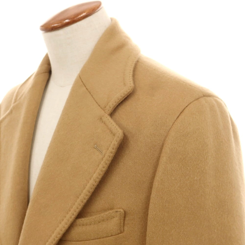 【中古】ティト アレグレット TITO ALLEGRETTO カシミヤ チェスターフィールドコート キャメルベージュ【 48 】【 状態ランクB 】【 メンズ 】